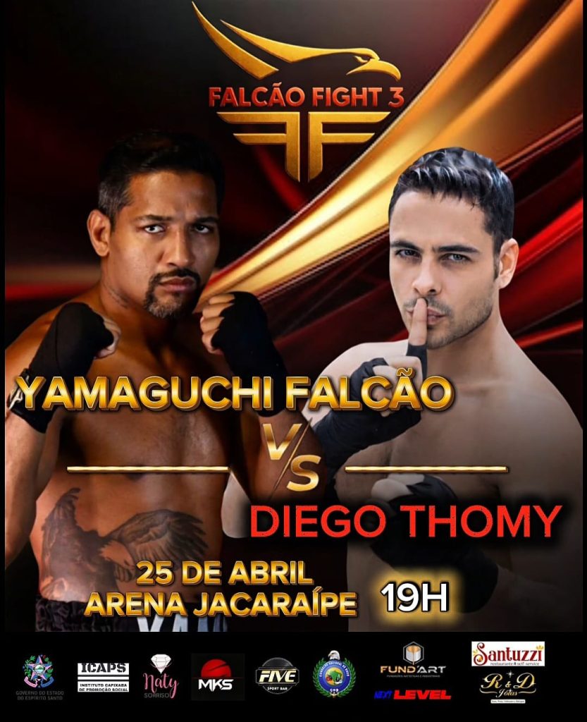 O DUELO DE TITÃS: YAMAGUCHI FALCÃO E DIEGO THOMY PROMETEM O MAIOR CONFRONTO DE ESTILOS DA HISTÓRIA CAPIXABA